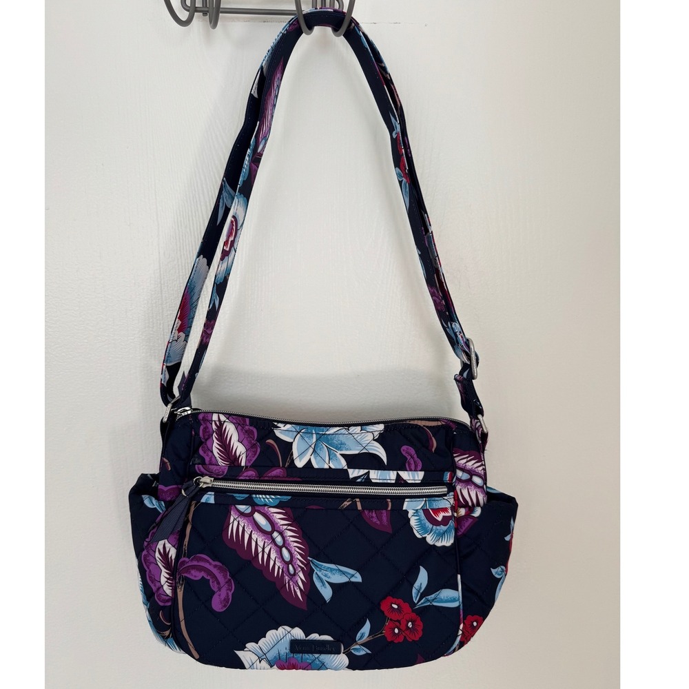 Vera Bradley Crossbody Bag Mayfair Bloom 'On the Go' in Performance Twill